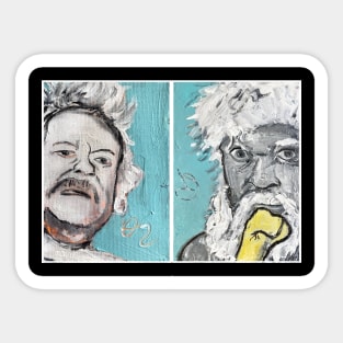 The Moondogs (Moondog Rex and Spot) Sticker